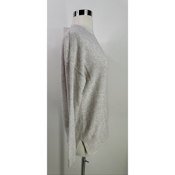 Boden Wool Blend V-Neck Pullover Sweatshirt - Picture 3 of 10